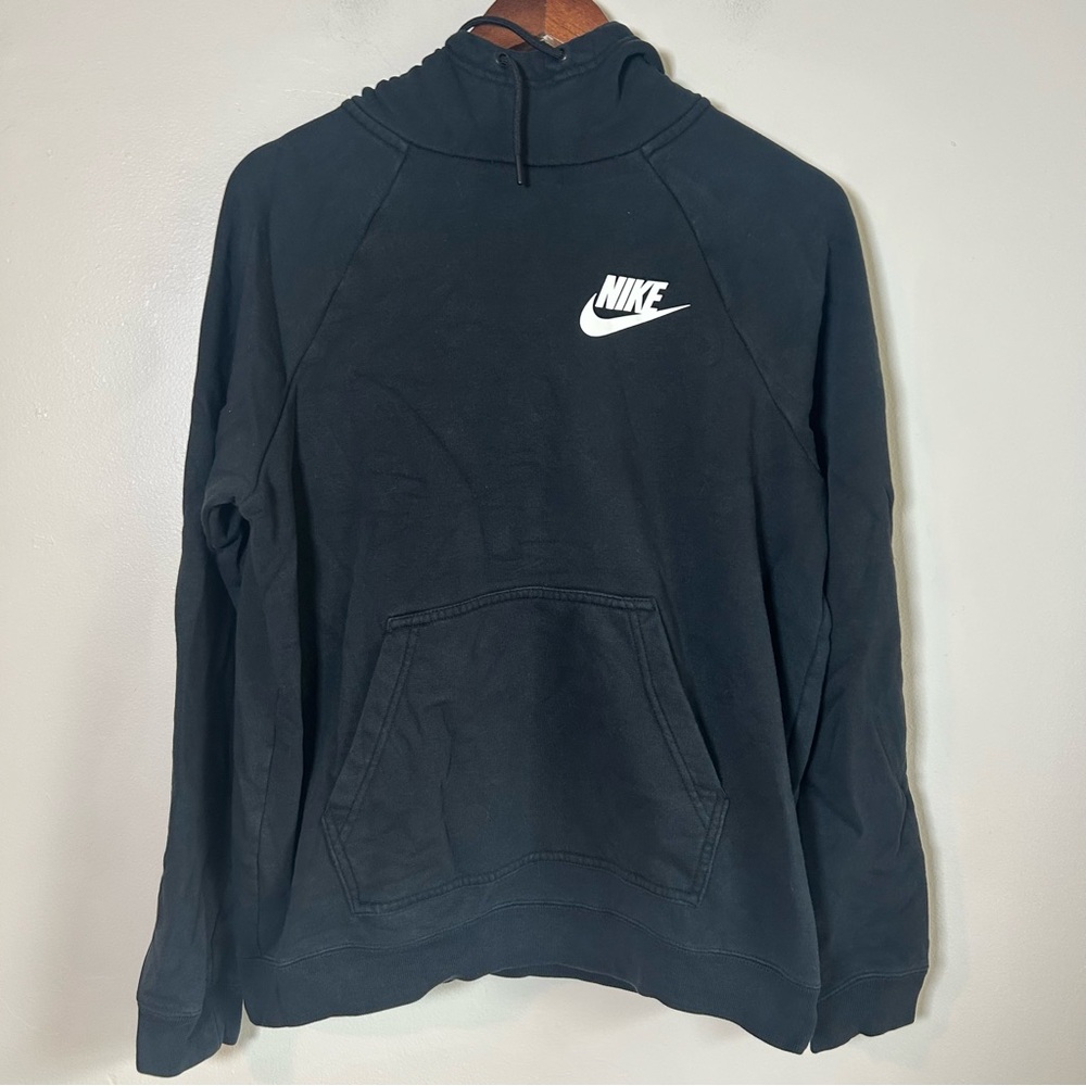 Nike Sportswear Black‎ Pullover Hoodie Sweatshirt Size M